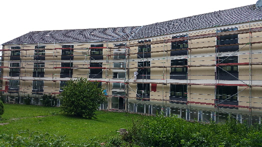 Sanierung der Auenfassade im Kloster Steinfeld